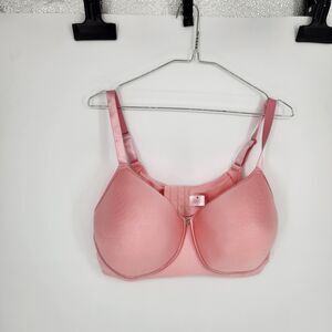 Breezies‎ 44C Peachy Pink Seamless Wire Free T-Shirt Bra NWOT